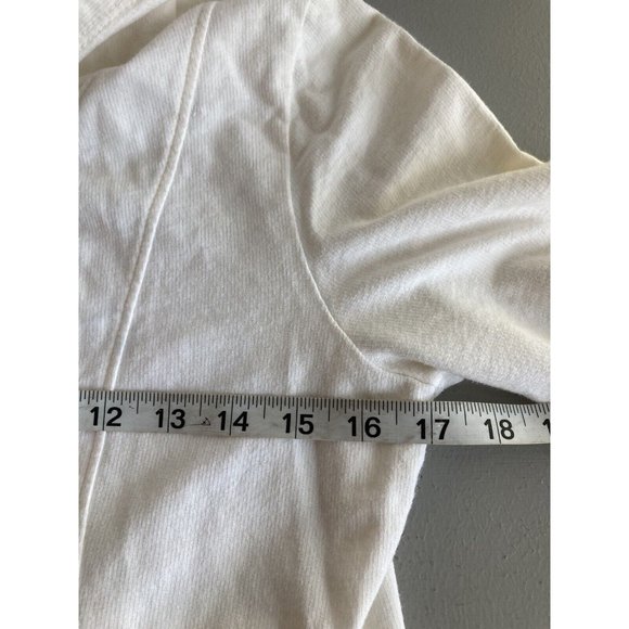 Kimchi Blue Coat Urban Outfitters Jacket Ivory Knit Button Hoodie Soft S… - Picture 6 of 8